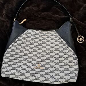 Michael Kors Black and White Women's Bag